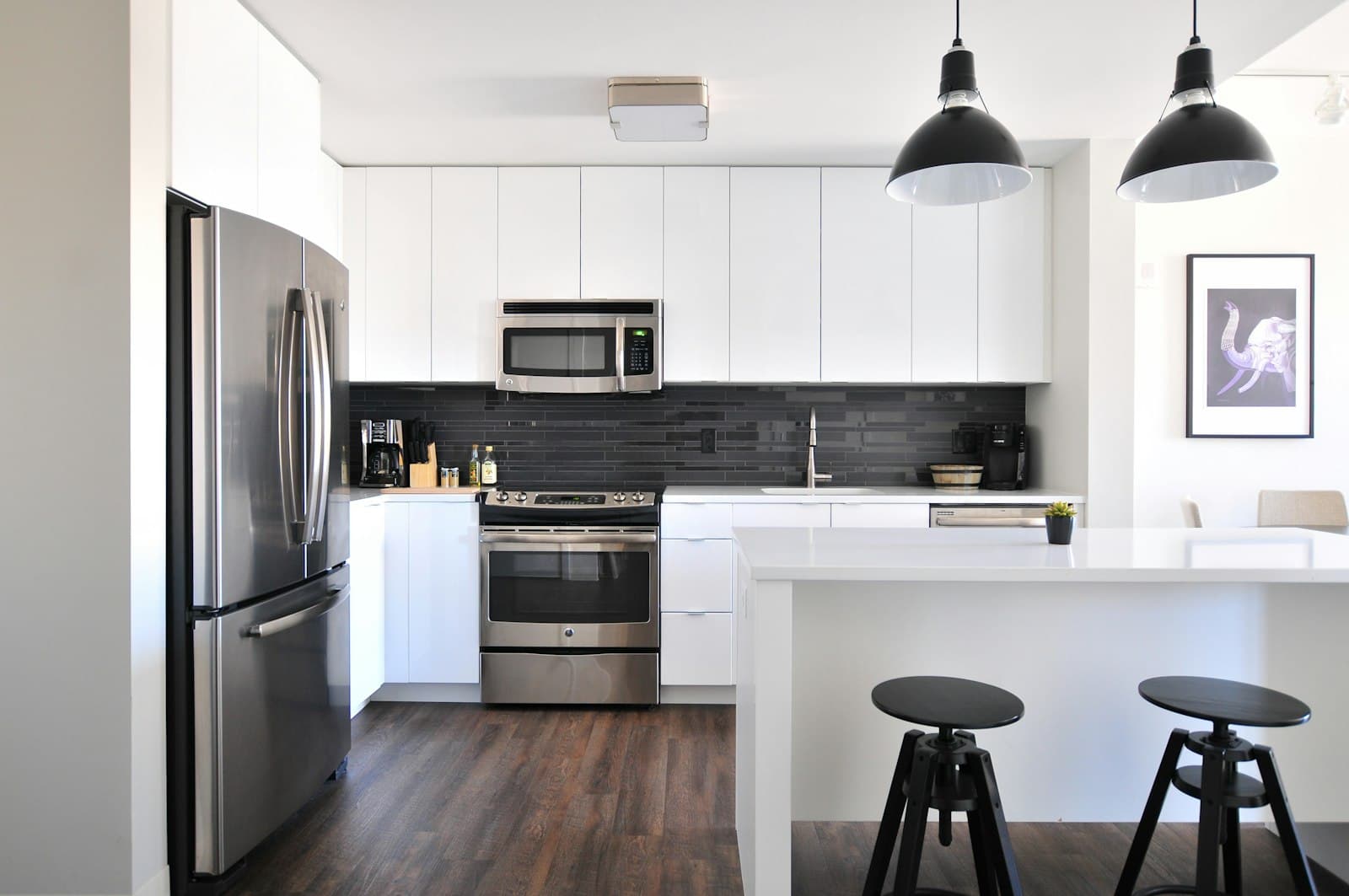 Bright, well-kept home interior